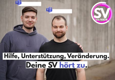 Hilfe, Unterstützung, Veränderung – Deine SV hört zu SV-Plakat1