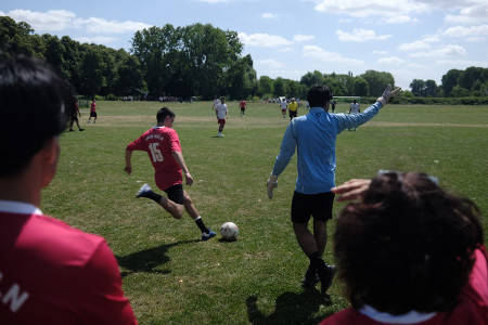 Das IFK-Team in Action © NAOB fussballturnier02