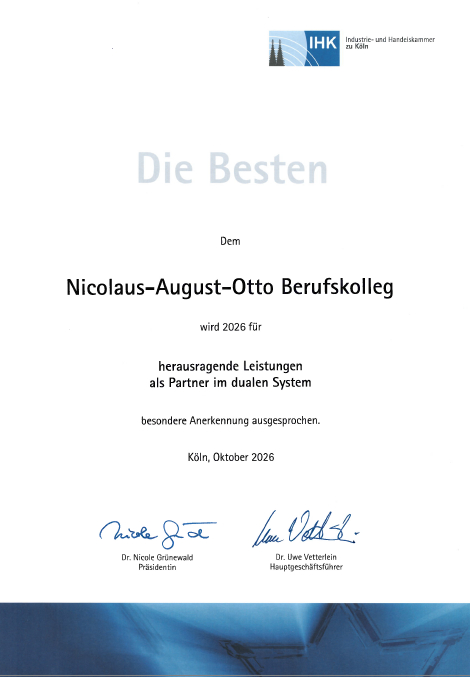 Die Besten 2026 – Urkunde fürs NAOB ihk_26_03